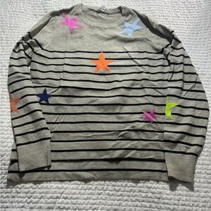 THML Multicolor Star Striped Sweater